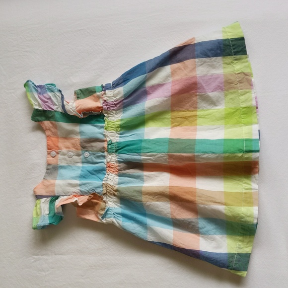 babyGap flutter sleeve picnic gingham dress 24 months - Picture 8 of 8